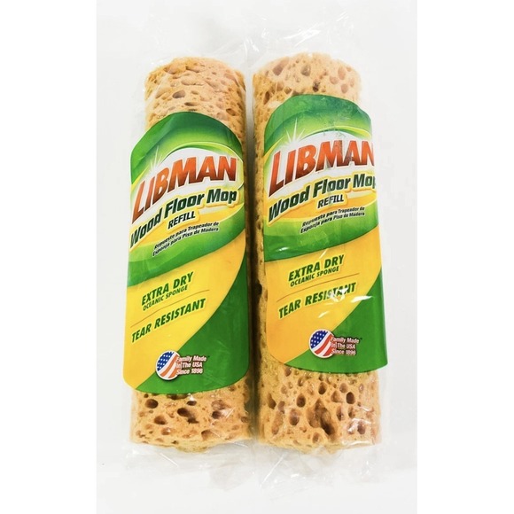 Libman Other - Libman Wood Floor Mop Refill #02027 Xtra Dry Oceanic Sponge Replacement